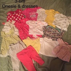 Girls 3-6 month clothes.